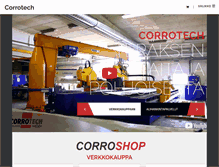 Tablet Screenshot of corrotech.fi